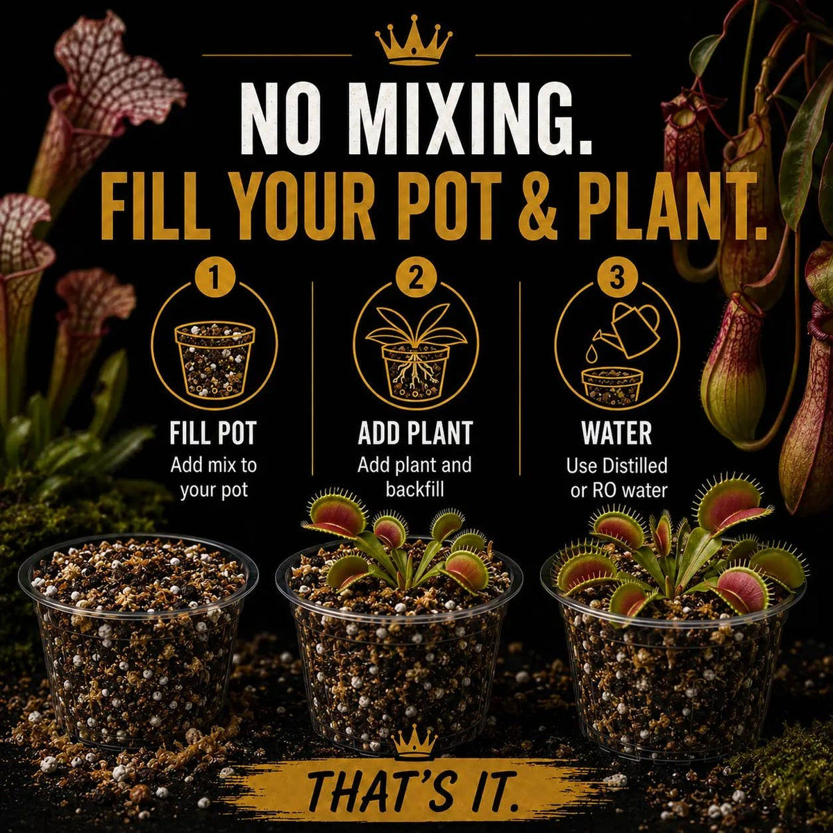 Carnivorous Potting Soil Mix | 2L