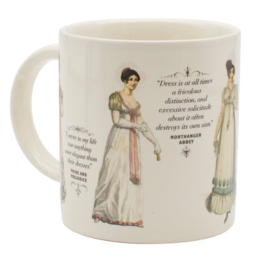 Jane Austen Regency Clothing Heat-Changing Mug: Where Literary Wit Meets Magical Morning Brews