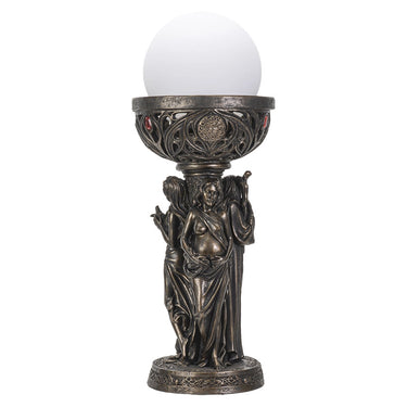 Triple Goddess Table Lamp | Fantasy & Mythical Decor
