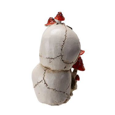 Mushroom Skull Figurine | Gothic & Cottagecore Decor