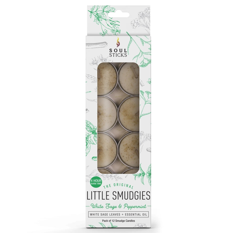 Soy Smudge Candle - Sage & Peppermint