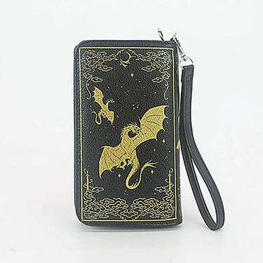 Title: Romantasy Dragon Book Wallet in Vinyl | Literary Accessories