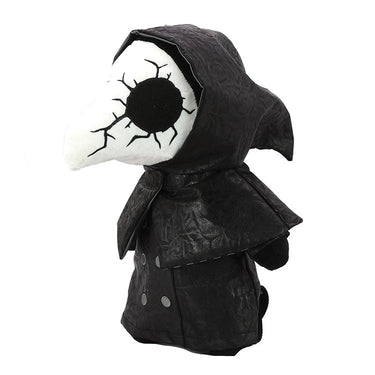 Cracked Eyes Plague Doctor Plush Backpack | Gothic Bags