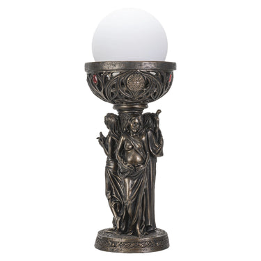 Triple Goddess Table Lamp | Fantasy & Mythical Decor