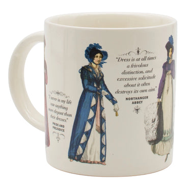 Jane Austen Regency Clothing Heat-Changing Mug: Where Literary Wit Meets Magical Morning Brews