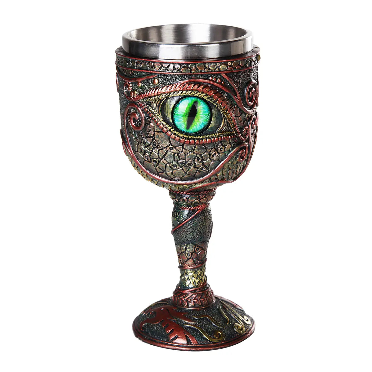 Dragon Eye Goblet: Sip in Dark Fantasy Style and Medieval Majesty