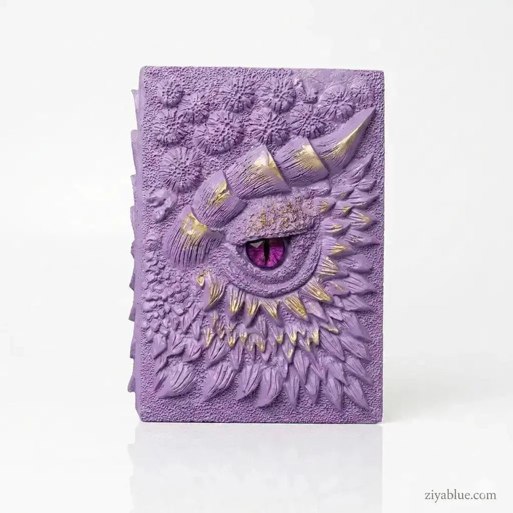 3D Embossed Dragon Eye Notebook: Epic Fantasy Journal Ziya Blue Ziya Blue