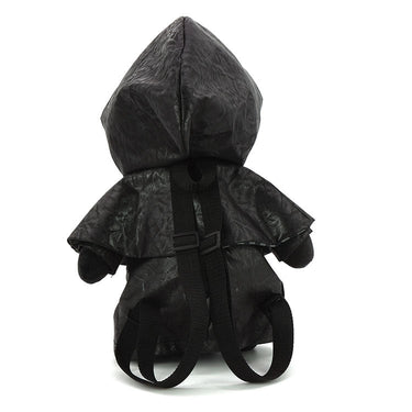 Cracked Eyes Plague Doctor Plush Backpack | Gothic Bags