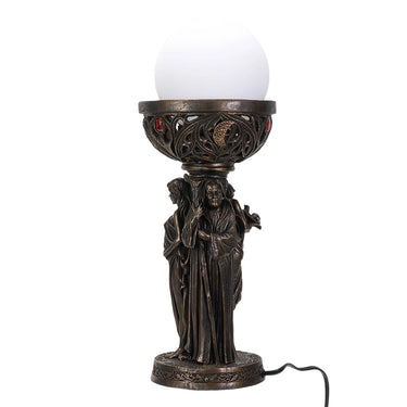 Triple Goddess Table Lamp | Fantasy & Mythical Decor