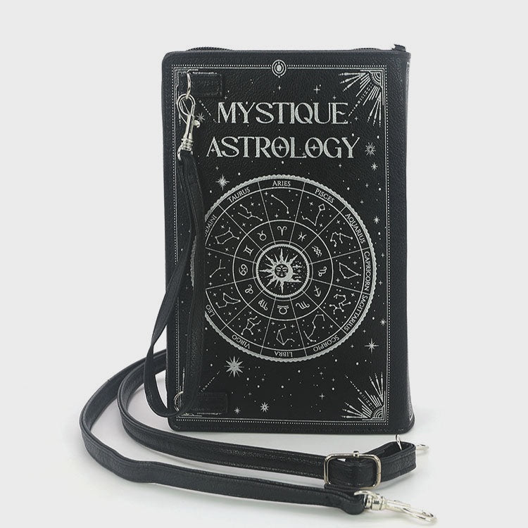 Mystique Astrology Book Clutch Bag in Vinyl
