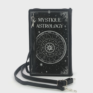 Mystique Astrology Book Clutch Bag in Vinyl