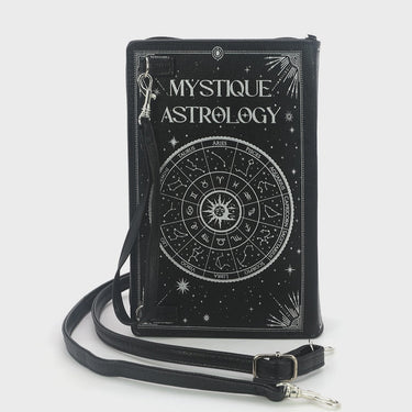 Mystique Astrology Book Clutch Bag in Vinyl