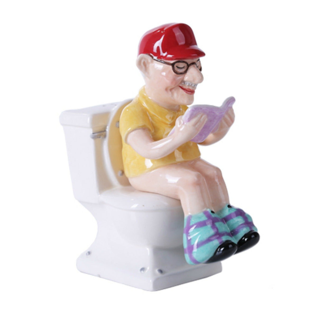 Grandpa & Toilet Salt and Pepper Shakers | Funny Gag Gift