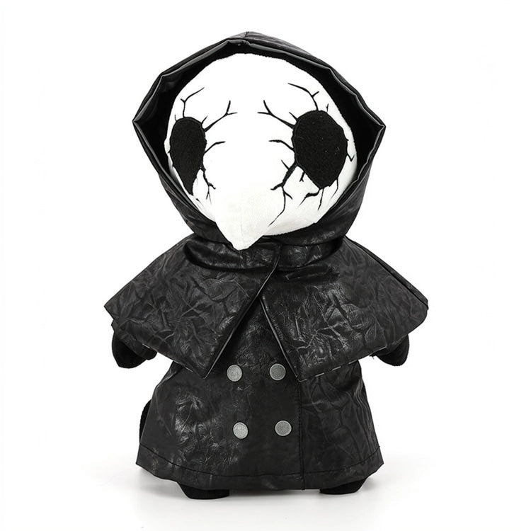 Cracked Eyes Plague Doctor Plush Backpack | Gothic Bags