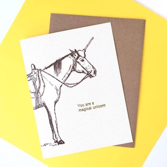 You Are A Magical Unicorn Card