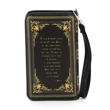Teary Alice in Wonderland Book Wallet | Literary Accessories