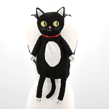 Furry Black Cat Backpack: Carry Your Own Personal Familiar