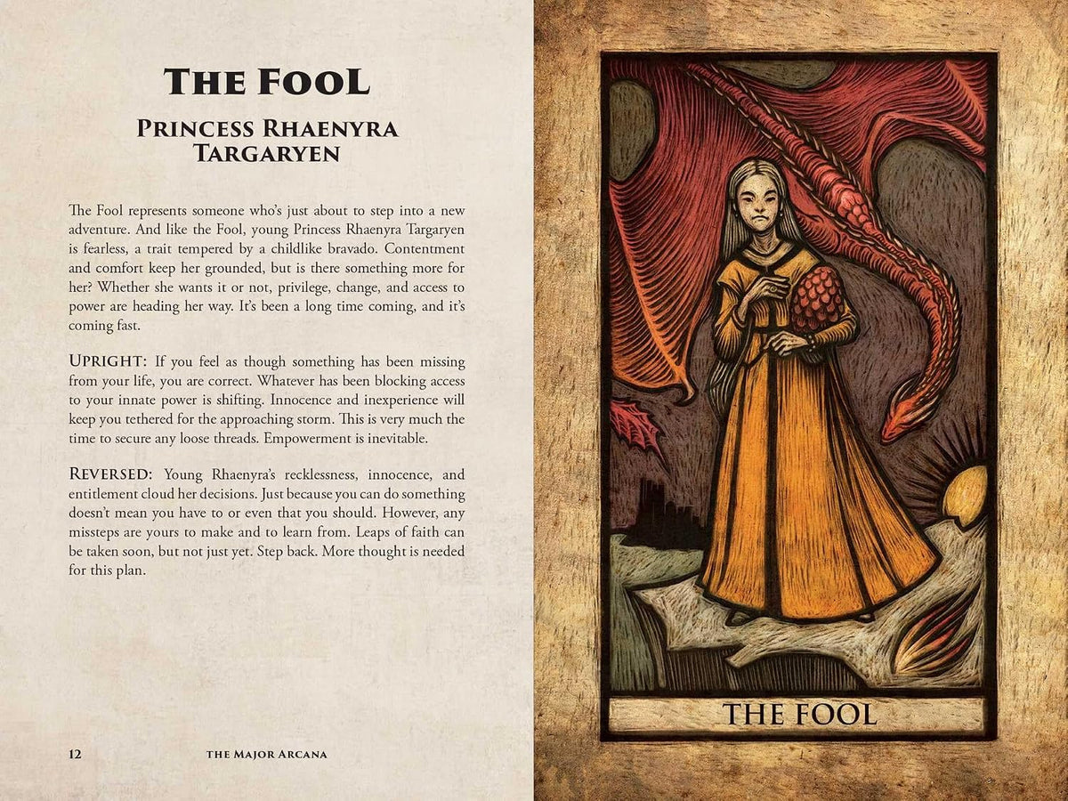 House of the Dragon Tarot Deck and Guidebook: Claim Your Destiny in the Game of Fate