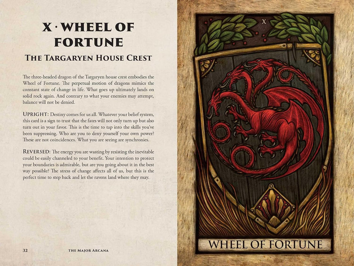 House of the Dragon Tarot Deck and Guidebook: Claim Your Destiny in the Game of Fate