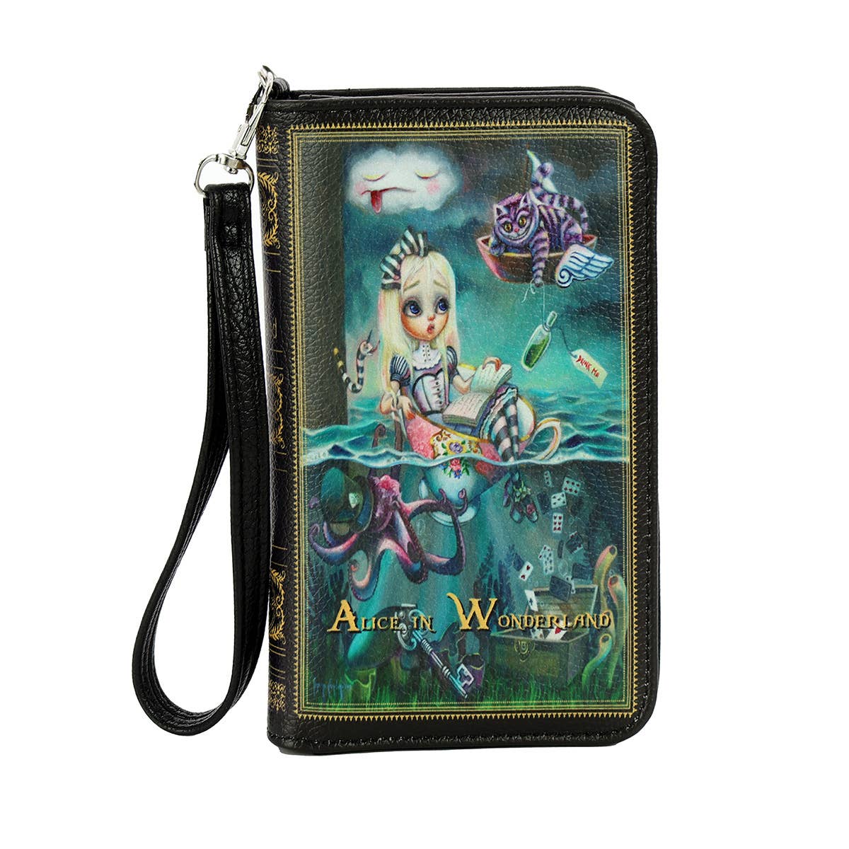 Teary Alice in Wonderland Book Wallet | Literary Accessories