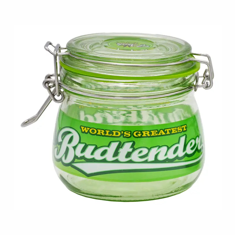 Budtender Large Storage Jar W/ Gasket Seal Lid