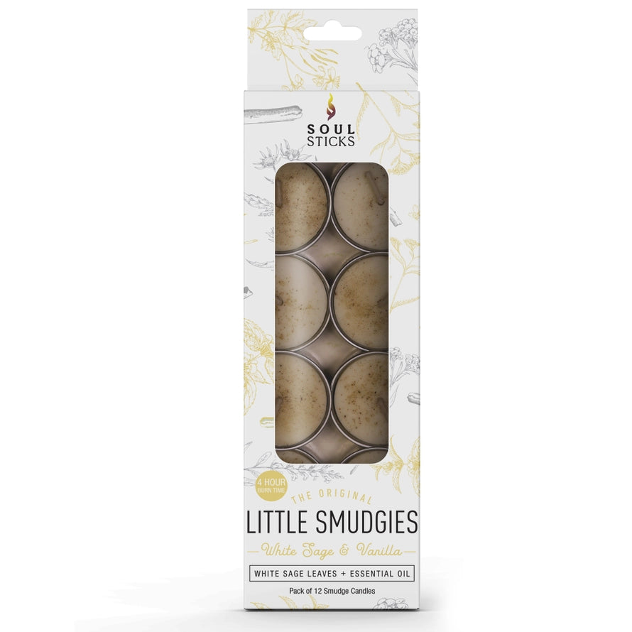 Soy Smudge Candle - White Sage & Vanilla