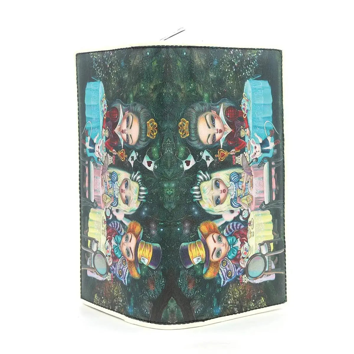 Alice In Wonderland Wallet | Vinyl Book Clutch Purse COMECO INC Ziya Blue