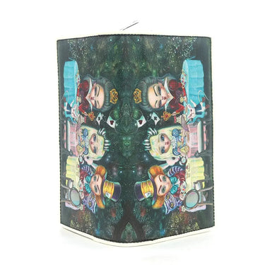 Alice In Wonderland Wallet | Vinyl Book Clutch Purse COMECO INC Ziya Blue