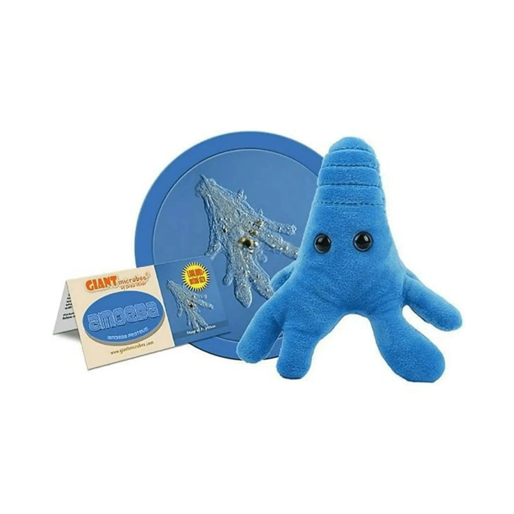 Amoeba Plush | Shape-Shifting Microbiology Toy Giant Microbes Ziya Blue