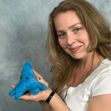 Amoeba Plush | Shape-Shifting Microbiology Toy Giant Microbes Ziya Blue