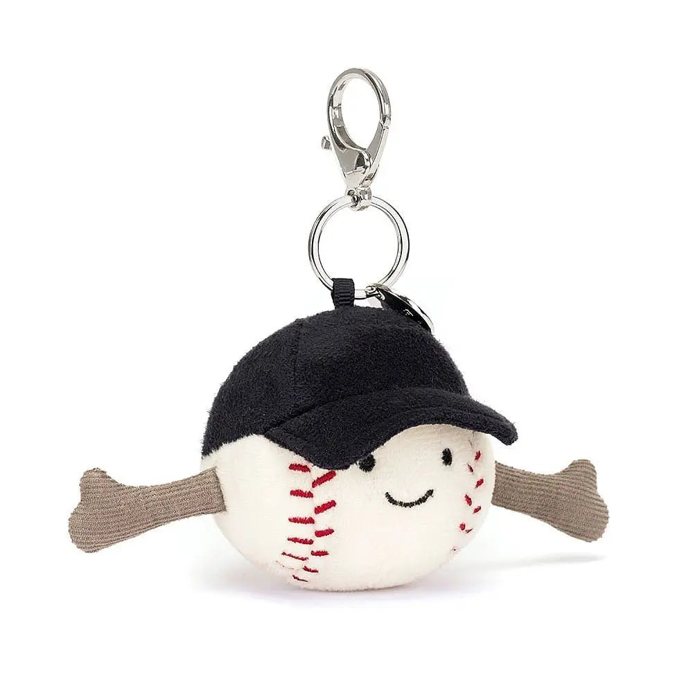 Amuseable Sports Baseball Bag Charm - Ziya Blue