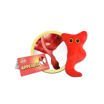 Appendix Plush – GIANTmicrobes Anatomically Accurate Anatomy Toy Giant Microbes Ziya Blue
