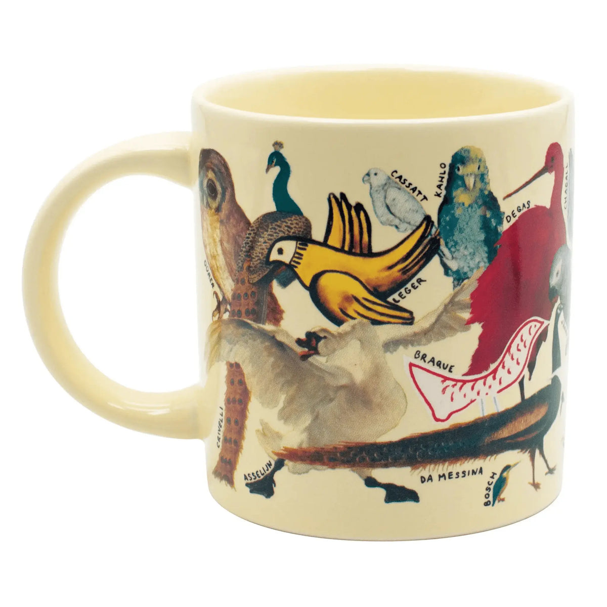 Artistic Bird Mug: The 22-Flight Masterpiece Unemployed Philosophers Guild Ziya Blue