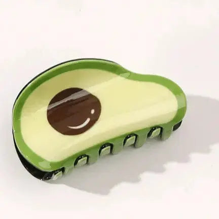 Avocado Hair Clip | Cute 3D Fruit Claw Accessory Ziya Blue Ziya Blue
