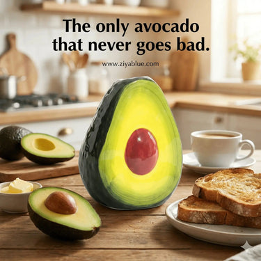 Avocado Stem Vase - The Ultimate "Unkillable" Superfood Decor McGowan & Rutherford Ltd Ziya Blue