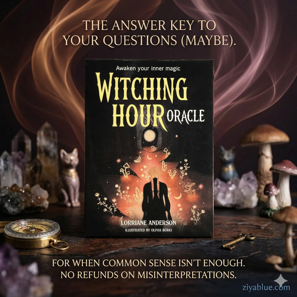 Awaken Your Inner Magic: Witching Hour Oracle (Mini Edition)  Ziya Blue