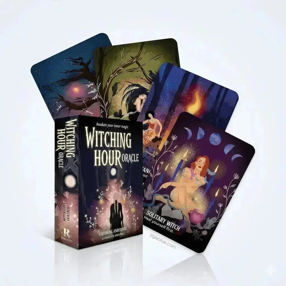 Awaken Your Inner Magic: Witching Hour Oracle (Mini Edition)  Ziya Blue