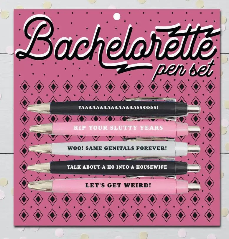Bachelorette Pen Set | Funny Bride-to-Be Gift Faire Ziya Blue