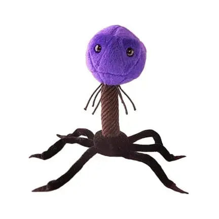 Bacteriophage Plush | GIANTmicrobes T4 Virus Hunter Giant Microbes Ziya Blue