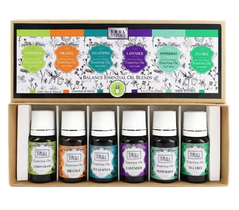 Balance Essential Oil Pack | Soul Sticks Harmony Set Designs by Deekay Inc. Ziya Blue