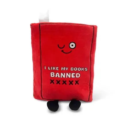 Banned Books Plush - The Freedom to Read Statement Piece Punchkins Ziya Blue