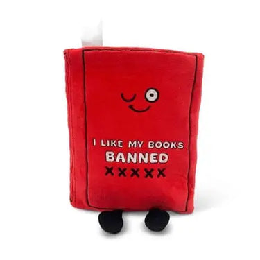 Banned Books Plush - The Freedom to Read Statement Piece Punchkins Ziya Blue