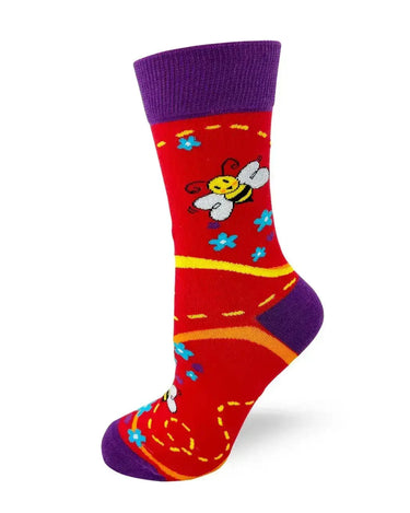 Bee Fucking Fabulous Socks for Women Fabdaz Ziya Blue