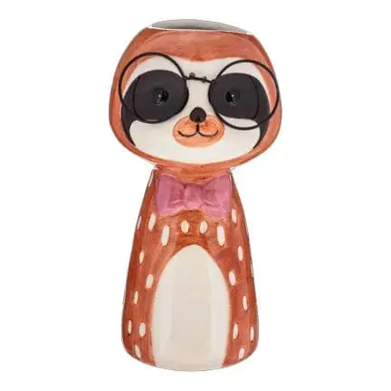 Bespectacled Buddie Vase Ganz Ziya Blue