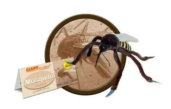 Bite-Free Buddy: The Mosquito Plush! Giant Microbes Ziya Blue
