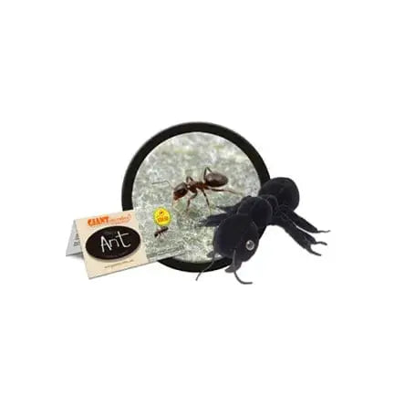 Black Ant Plush: GIANTmicrobes Tiny Worker 🐜🔬 Giant Microbes Ziya Blue
