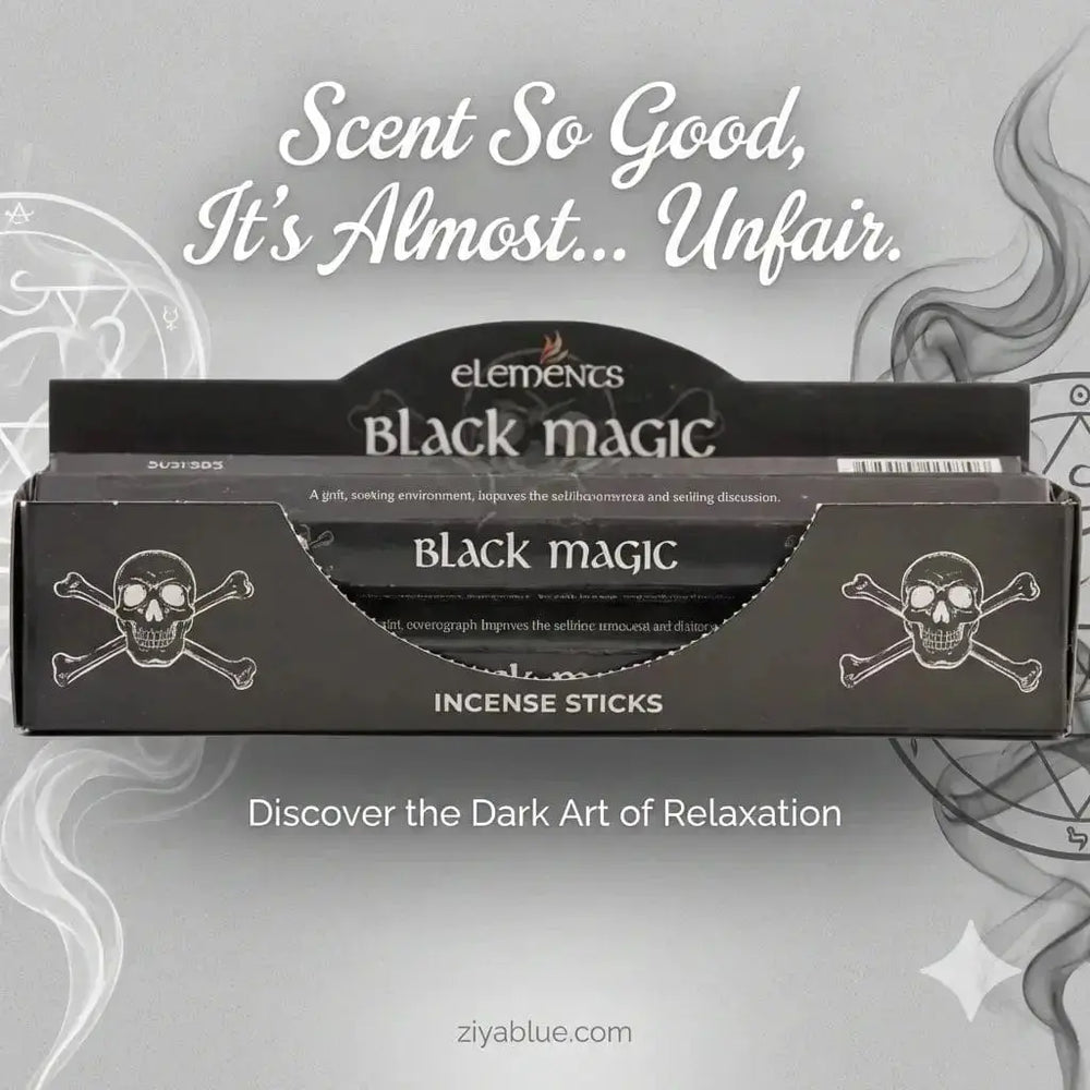 Black Magic Incense Sticks: Premium Scents Pacific Giftware Ziya Blue