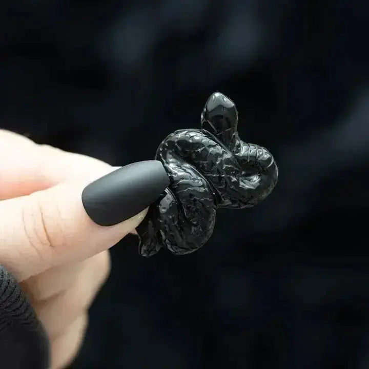Black Obsidian Snake: Protective Totem Something Different Ziya Blue