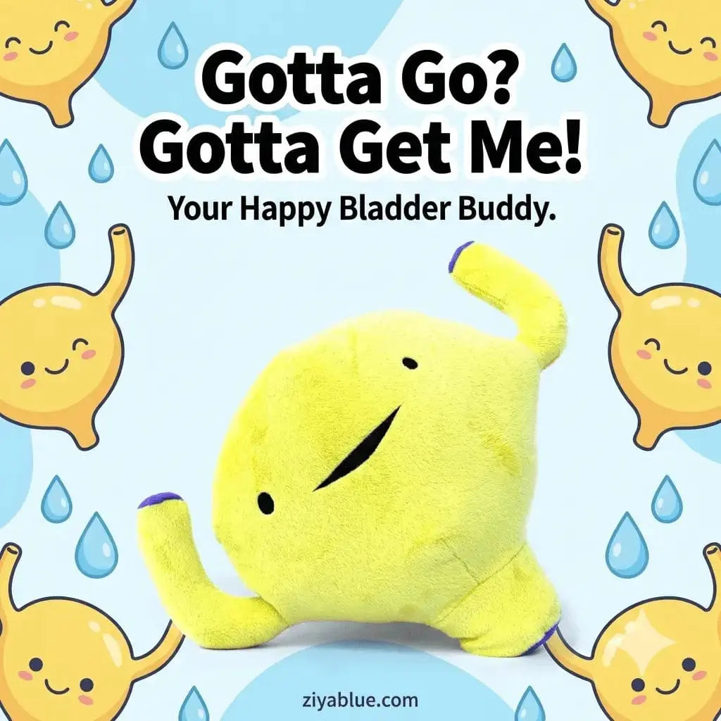 Bladder Plush: Supportive Urology Toy I Heart Guts Ziya Blue