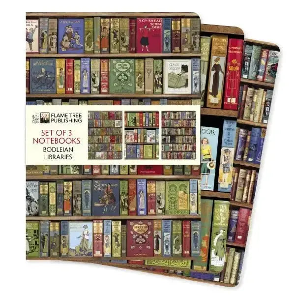 Bodleian Libraries Notebook Set: A Literary Journey 📚✨ Texas Bookman Ziya Blue